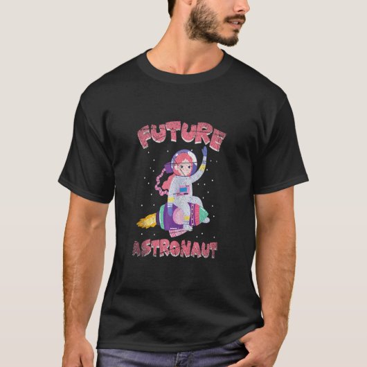 宇宙科学コスモナウ子供たち未来アストロナウ Tシャツ (正面)