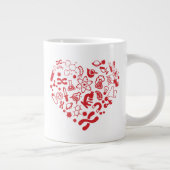 宇宙科学ハート ジャンボコーヒーマグカップ (右)