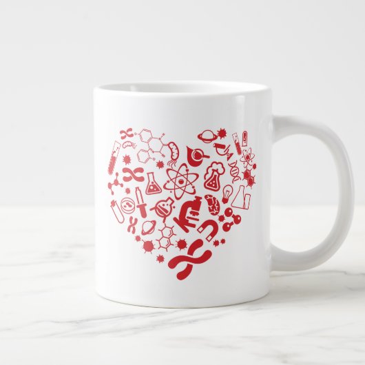 宇宙科学ハート ジャンボコーヒーマグカップ (右)