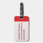 宇宙科学ハート ラゲッジタグ (裏面縦)