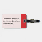 宇宙科学ハート ラゲッジタグ (裏面横)