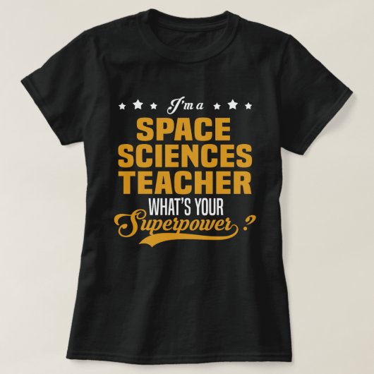 宇宙科学先生 Tシャツ (デザイン正面)