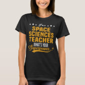 宇宙科学先生 Tシャツ (正面)