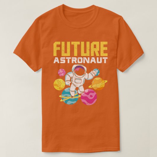宇宙科学天文学の恋人の惑星未来アストロ Tシャツ (デザイン正面)