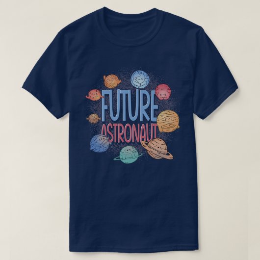 宇宙科学宇宙惑星宇宙未来 Tシャツ (デザイン正面)