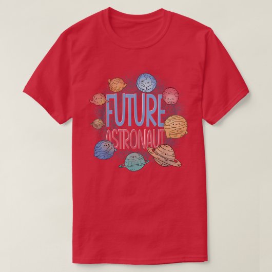 宇宙科学宇宙惑星宇宙未来 Tシャツ (デザイン正面)