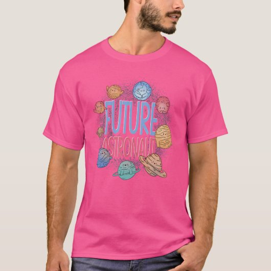 宇宙科学宇宙惑星宇宙未来 Tシャツ (正面)