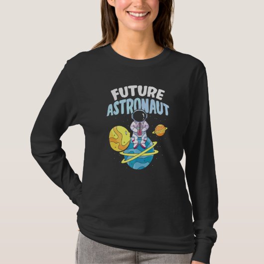宇宙科学宇宙惑星銀河未来 Tシャツ (正面)