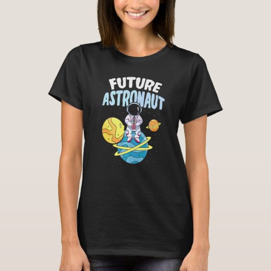 宇宙科学宇宙惑星銀河未来 Tシャツ (正面)