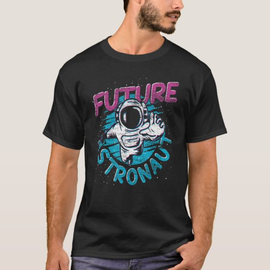 宇宙科学銀河系宇宙未来A Tシャツ (正面)