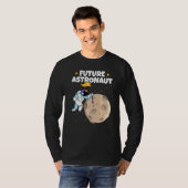 宇宙科学 月面着陸 宇宙の未来A Tシャツ (正面フル)
