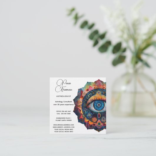 宇宙秩序曼荼羅I スクエア名刺 (スタンド正面)