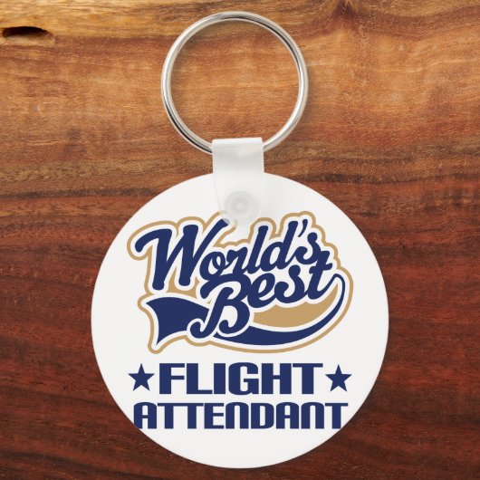 宇宙空最高の飛行付き添い人 キーホルダー (正面)