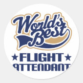 宇宙空最高の飛行付き添い人 ラウンドシール (正面)