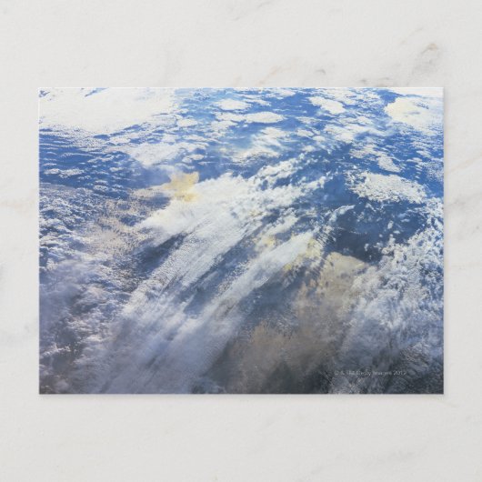 宇宙空間からの地球4 ポストカード (正面)