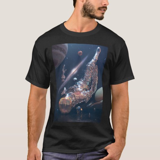 宇宙空間に入る Tシャツ (正面)