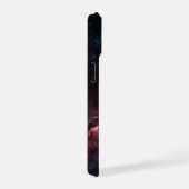 宇宙空間に浮かぶ宇宙飛行士 iPhone 15ケース (右側面)