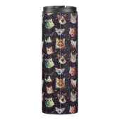 宇宙空間のキャットヘッドのおもしろい銀河系パターン タンブラー (裏面)