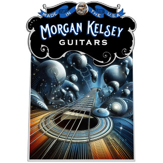 宇宙空間のギター Tシャツ