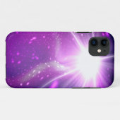 宇宙空間のスターライトパープル銀河系 Case-Mate iPhoneケース (裏面(横))