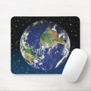 宇宙空間の惑星・地球 マウスパッド