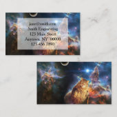 宇宙空間の猫 名刺 (正面/裏面)