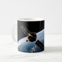 宇宙空間を周回する衛星
