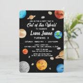 宇宙空間 – この世界の子供の誕生日 招待状 (スタンド正面)