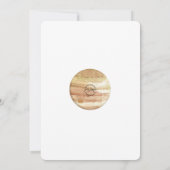 宇宙空間 – この世界の子供の誕生日 招待状 (裏面)