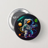 宇宙空間 缶バッジ (正面&裏面)