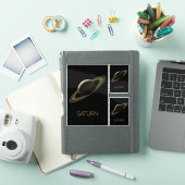 宇宙空間、銀河系、システ太陽のム、惑星サターン シール (iPadカバー)