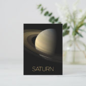 宇宙空間、銀河系、システ太陽のム、惑星サターン ポストカード (スタンド正面)