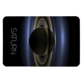 宇宙空間、銀河系、システ太陽のム、惑星サターン マグネット (横)