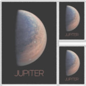 宇宙空間、銀河系、システ太陽のム、惑星ジュピター シール (正面)