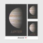 宇宙空間、銀河系、システ太陽のム、惑星ジュピター シール (シート)