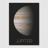 宇宙空間、銀河系、システ太陽のム、惑星ジュピター マグネット招待状 (正面)
