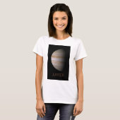 宇宙空間、銀河系、システ太陽のム、惑星ジュピター Tシャツ (正面フル)