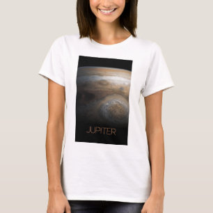 宇宙空間、銀河系、システ太陽のム、惑星ジュピター Tシャツ