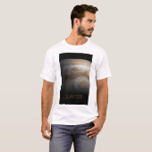 宇宙空間、銀河系、システ太陽のム、惑星ジュピター Tシャツ (正面フル)