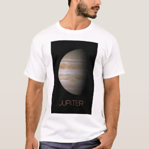 宇宙空間、銀河系、システ太陽のム、惑星ジュピター Tシャツ