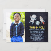 宇宙第1の誕生日パーティー最初ののまわりに旅ザ太陽 サンキューカード (正面)