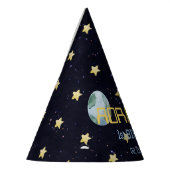 宇宙第1の誕生日パーティー最初ののまわりに旅ザ太陽 パーティーハット (左)