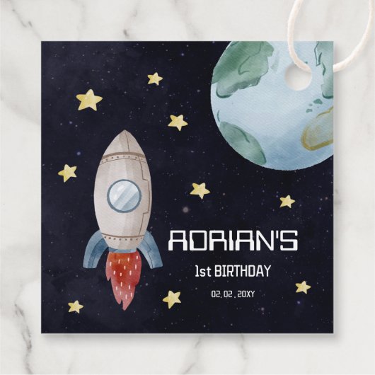 宇宙第1の誕生日パーティー最初ののまわりに旅ザ太陽 フェイバータグ (裏面)