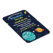 宇宙第1の誕生日パーティー最初ののまわりに旅ザ太陽 マグネット (右側)