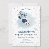 宇宙第1の誕生日パーティー最初ののまわりに旅ザ太陽 招待状 (正面)