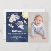 宇宙第1の誕生日パーティー最初ののまわりに旅ザ太陽 招待状 (正面)