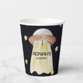 宇宙第1の誕生日パーティー最初ののまわりに旅ザ太陽 紙コップ (裏面)