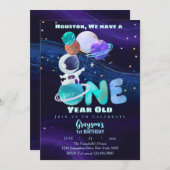 宇宙第1誕生日銀河系宇宙 招待状 (正面/裏面)