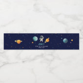 宇宙第2回のまわりに日宇宙飛行士 ペットボトルラベル (シングルラベル)