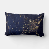 宇宙米国からのNASAライト ランバークッション (裏面)